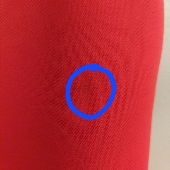 NEW LOFT 10 Marisa Cropped Straight Leg Pants In Tomato Red - Picture 6 of 14